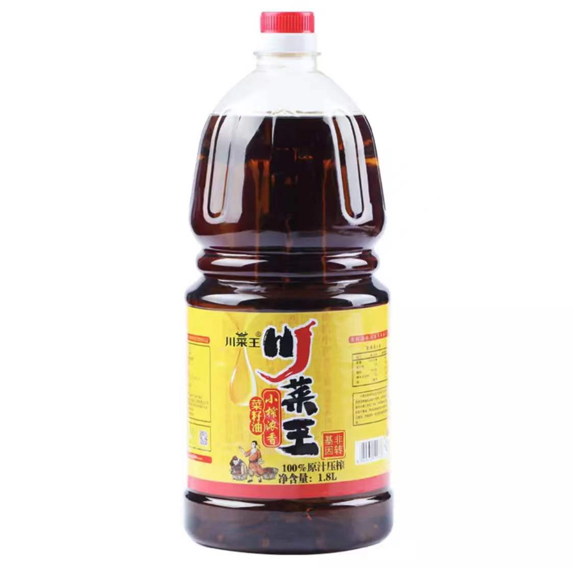 川菜王小榨浓香菜籽油 1.8L